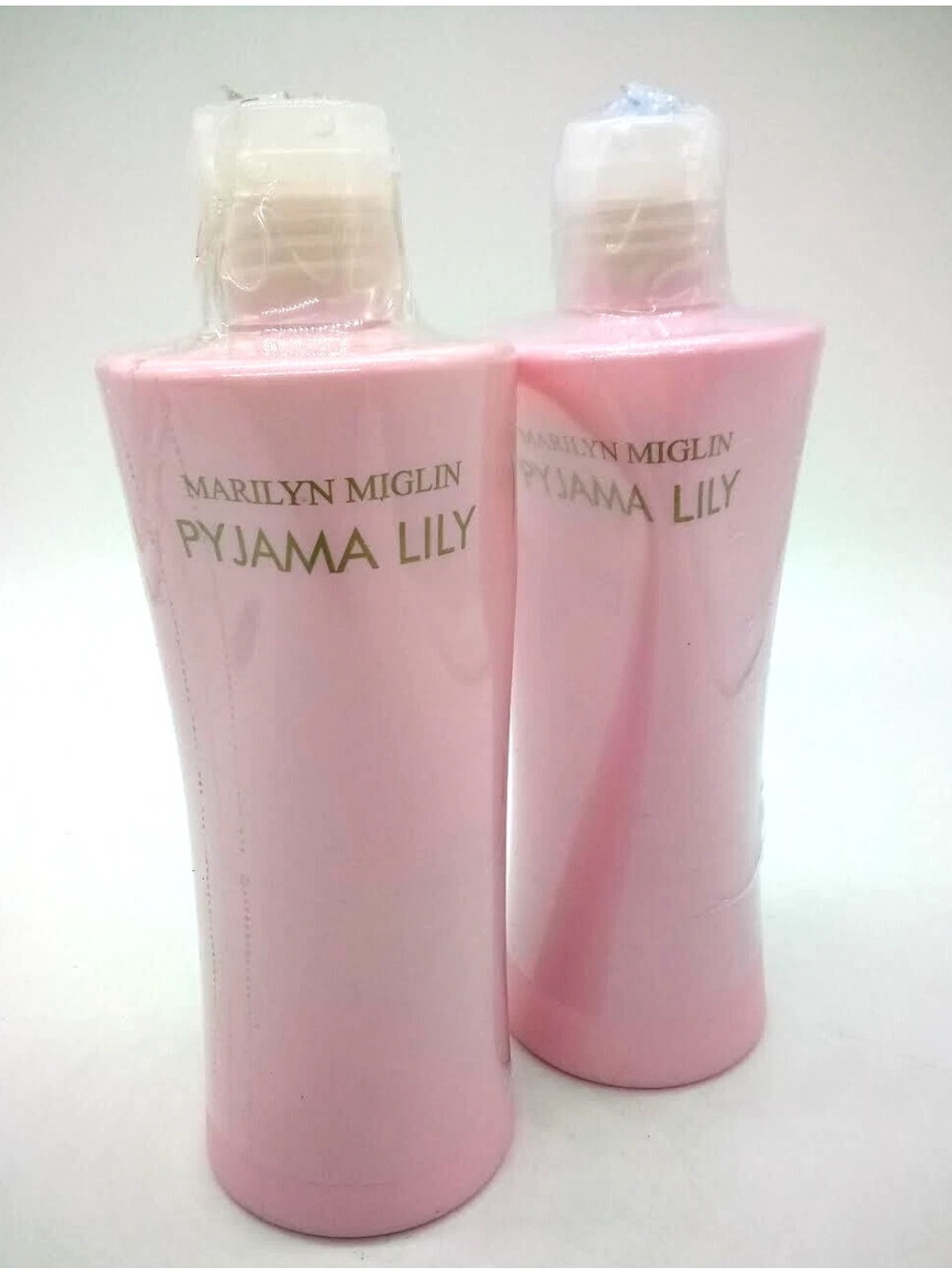 2 Marilyn Miglin Pyjama Lily Body Lotion, Shower Gel 8oz each With Pump NEW